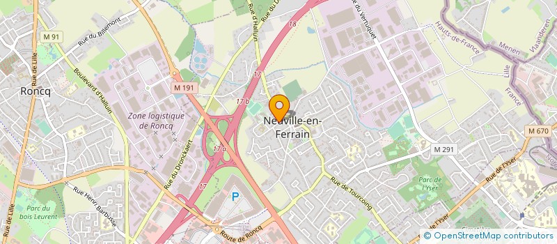 localisation de l'entreprise ETABLISSEMENTS DECUYPER à NEUVILLE-EN-FERRAIN