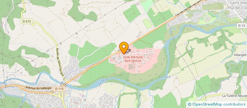 localisation de l'entreprise ETABLISSEMENTS DEGARDIN VALLESPIR MOTOCU à CERET