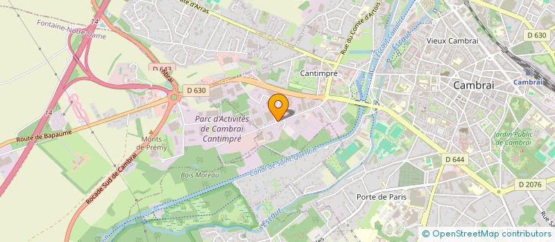 localisation de l'entreprise ETABLISSEMENTS DEHEE BONNABAUD à FONTAINE-NOTRE-DAME