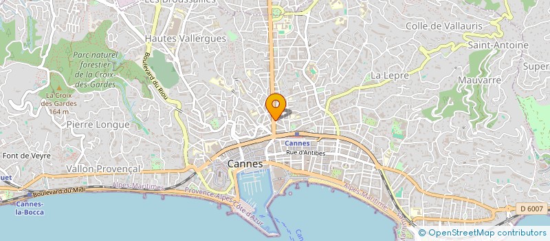 localisation de l'entreprise ETABLISSEMENTS DEJEAN à CANNES