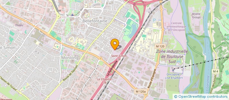 localisation de l'entreprise ETABLISSEMENTS DEL DO à TOULOUSE
