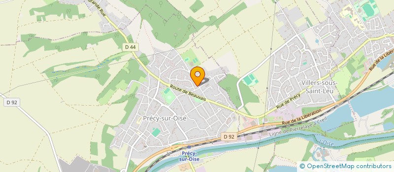 localisation de l'entreprise ETABLISSEMENTS DEL GRANDE à PRECY-SUR-OISE