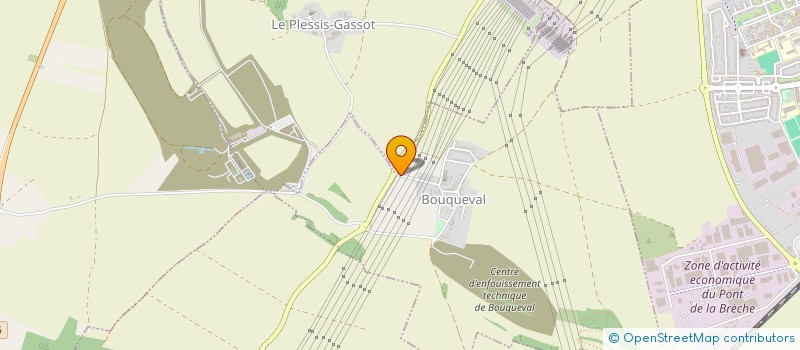 localisation de l'entreprise ETABLISSEMENTS DELACROIX COUVERTURE  BOUQUEVAL