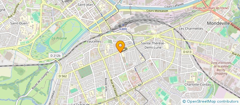localisation de l'entreprise ETABLISSEMENTS DELARUE à CAEN