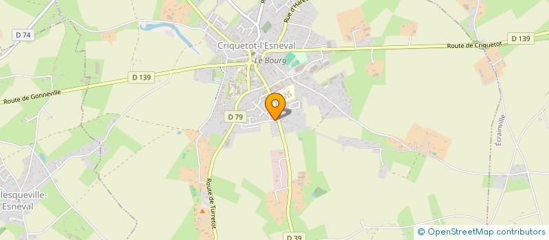 localisation de l'entreprise ETABLISSEMENTS DELAUNAY à ANGERVILLE-L'ORCHER
