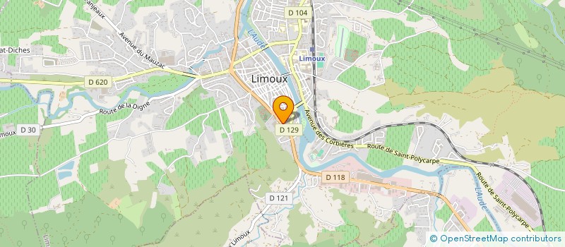 localisation de l'entreprise ETABLISSEMENTS DELMAS à LIMOUX