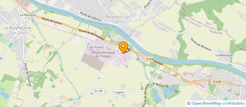 localisation de l'entreprise ETABLISSEMENTS DELMAS à BESSIERES