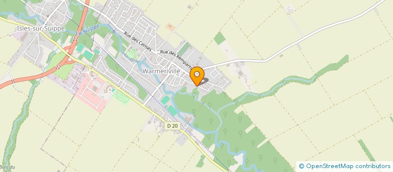 localisation de l'entreprise ETABLISSEMENTS DELMOTTE à WARMERIVILLE