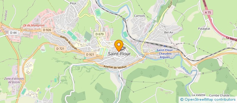 localisation de l'entreprise ETABLISSEMENTS DELORT à SAINT-FLOUR