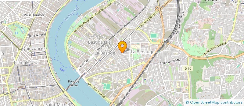 localisation de l'entreprise ETABLISSEMENTS DELPECH SA à BORDEAUX