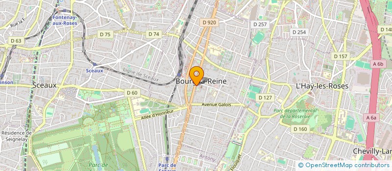 localisation de l'entreprise ETABLISSEMENTS DEMARTY à BOURG-LA-REINE