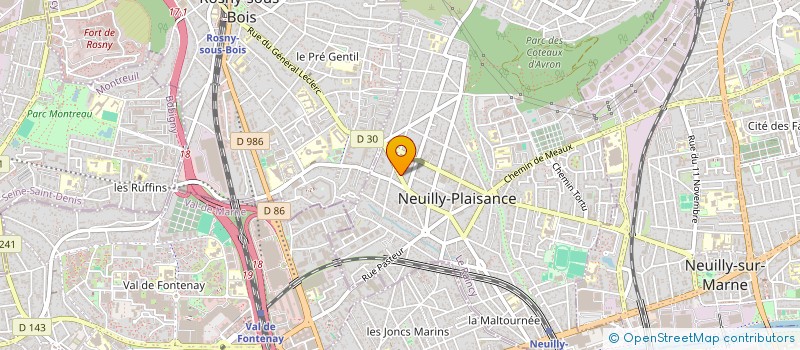 localisation de l'entreprise ETABLISSEMENTS DEMAY ET FILS à NEUILLY-PLAISANCE