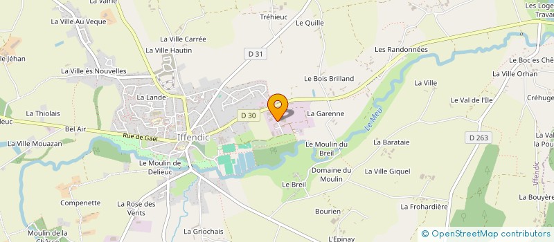 localisation de l'entreprise ETABLISSEMENTS DEMEURE à IFFENDIC