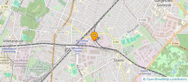 localisation de l'entreprise ETABLISSEMENTS DEMIR à PIERREFITTE-SUR-SEINE