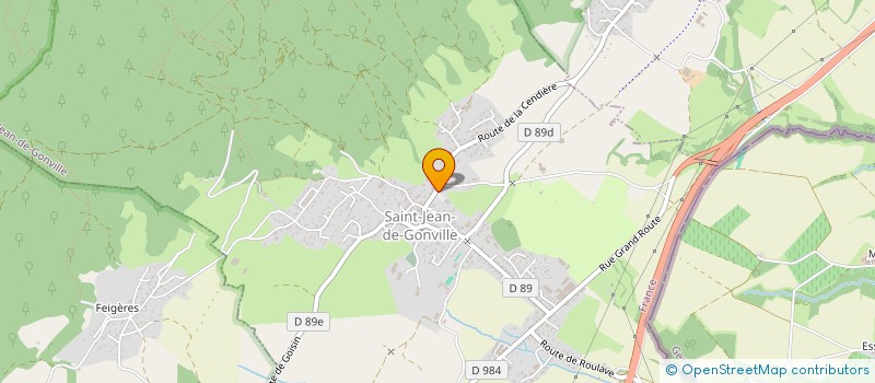 localisation de l'entreprise ETABLISSEMENTS DERUDET à SAINT-JEAN-DE-GONVILLE