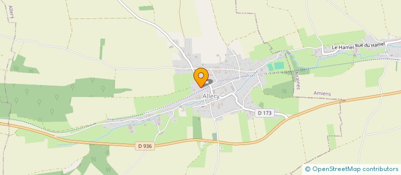 localisation de l'entreprise ETABLISSEMENTS DESCHAMPS  ALLERY