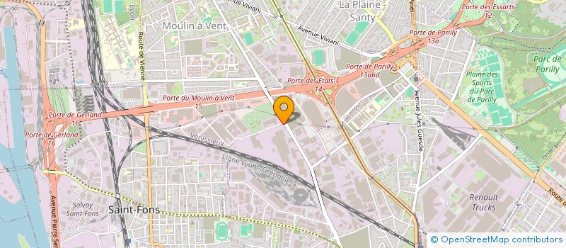 localisation de l'entreprise ETABLISSEMENTS DESCOURS ET CABAUD RHONE ALPES AUVERGNE  VENISSIEUX