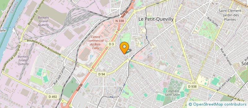 localisation de l'entreprise ETABLISSEMENTS DESORMEAUX à LE GRAND-QUEVILLY