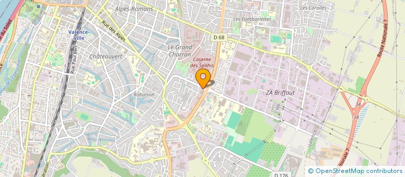 localisation de l'entreprise ETABLISSEMENTS DESPESSE à VALENCE
