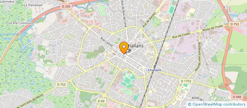localisation de l'entreprise ETABLISSEMENTS DESPRET à CHALLANS