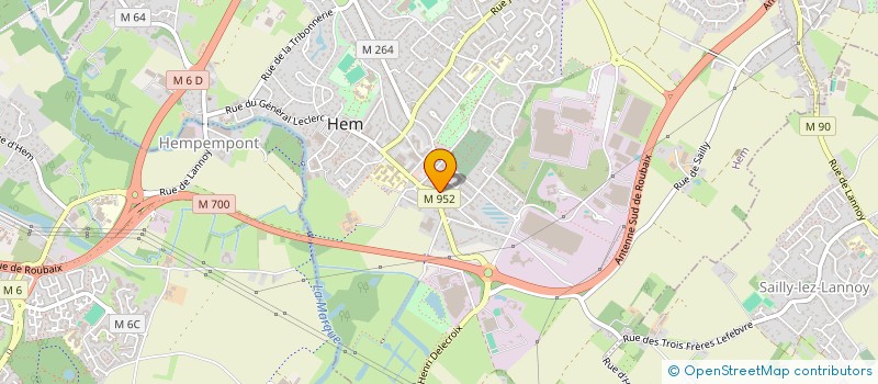 localisation de l'entreprise ETABLISSEMENTS DESPRETS  HEM