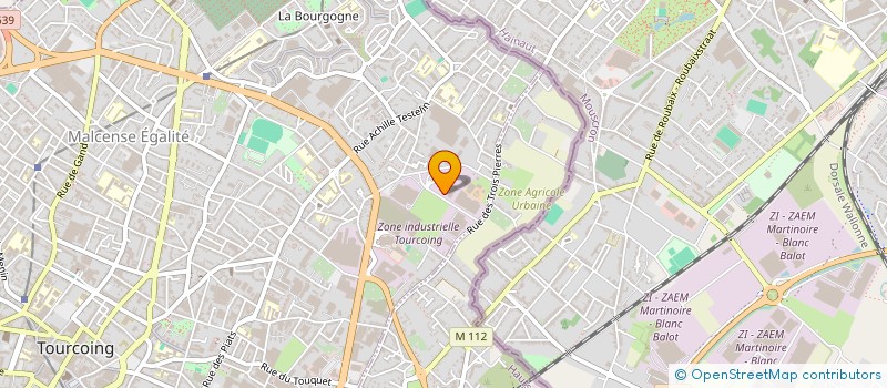 localisation de l'entreprise ETABLISSEMENTS DESTAILLEUR à TOURCOING