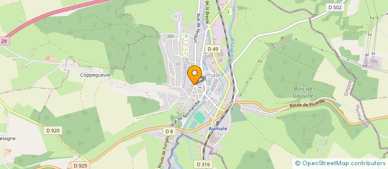 localisation de l'entreprise ETABLISSEMENTS DEVAUX à AUMALE