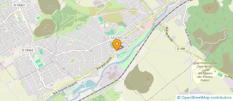 localisation de l'entreprise ETABLISSEMENTS DEVAUX  MARLES LES MINES