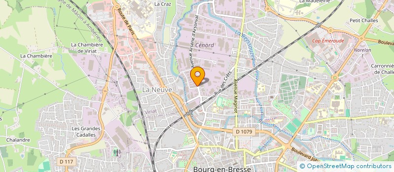 localisation de l'entreprise ETABLISSEMENTS DEVAUX à BOURG-EN-BRESSE