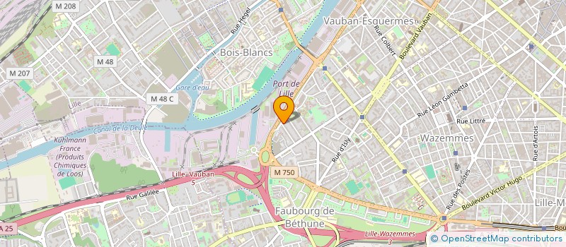 localisation de l'entreprise ETABLISSEMENTS DEVEQUE à SAINT-ANDRE-LEZ-LILLE