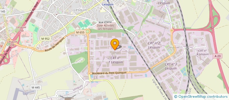localisation de l'entreprise ETABLISSEMENTS DEVIENNE ET COMPAGNIE à LESQUIN