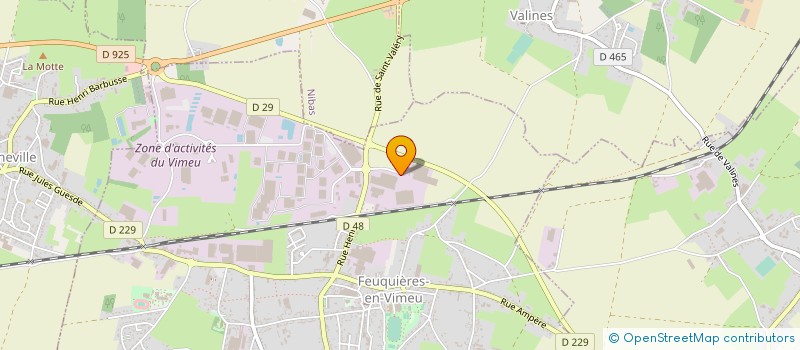 localisation de l'entreprise ETABLISSEMENTS DEVISMES à FEUQUIERES-EN-VIMEU