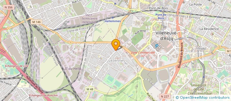 localisation de l'entreprise ETABLISSEMENTS DEWAS ITALIQUES à LILLE