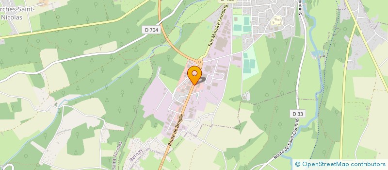 localisation de l'entreprise ETABLISSEMENTS DEWILDE SA à BERNAY