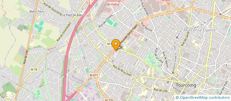 localisation de l'entreprise ETABLISSEMENTS DEWITTE  TOURCOING