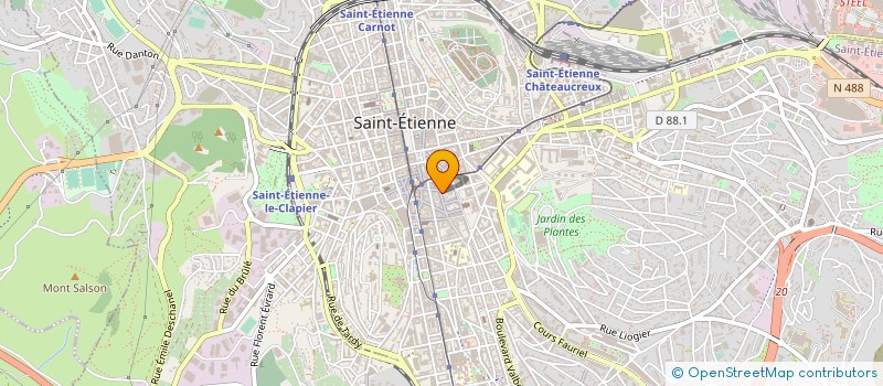 localisation de l'entreprise ETABLISSEMENTS DI BARTOLOMEO FRERES  SAINT-ETIENNE