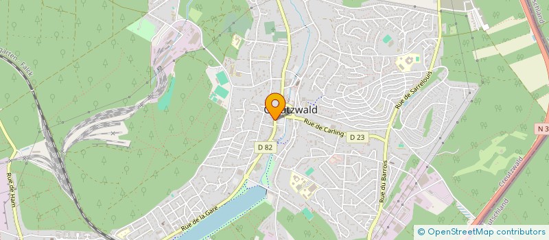 localisation de l'entreprise ETABLISSEMENTS DIER à CREUTZWALD