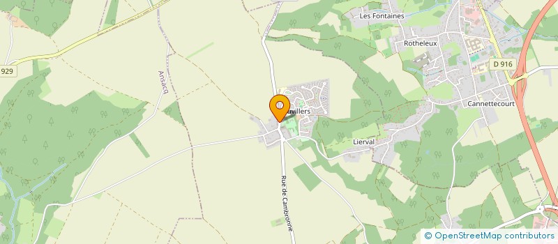 localisation de l'entreprise ETABLISSEMENTS DION à NEUILLY-SOUS-CLERMONT