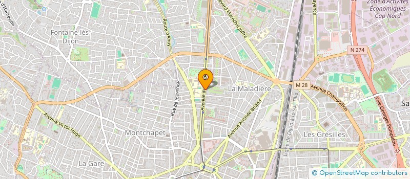 localisation de l'entreprise ETABLISSEMENTS DIOTTE à DIJON