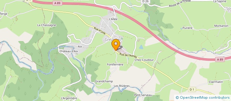 localisation de l'entreprise ETABLISSEMENTS DOITRAND à GREZOLLES