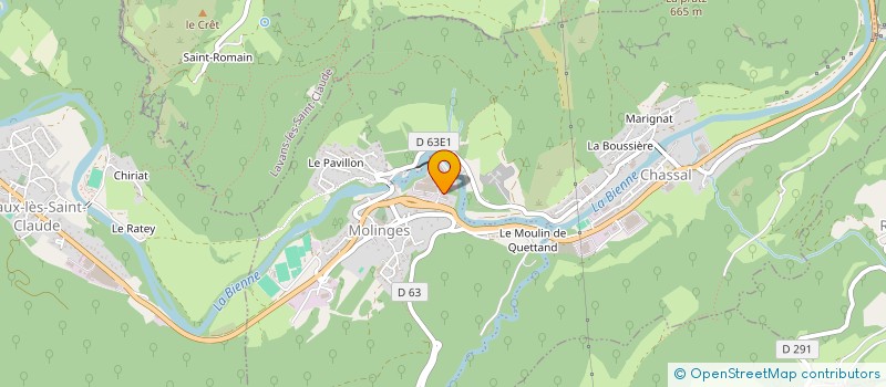 localisation de l'entreprise ETABLISSEMENTS DOMINIQUE PERRIER à VIRY