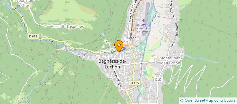localisation de l'entreprise ETABLISSEMENTS DOSSAT à BAGNERES-DE-LUCHON