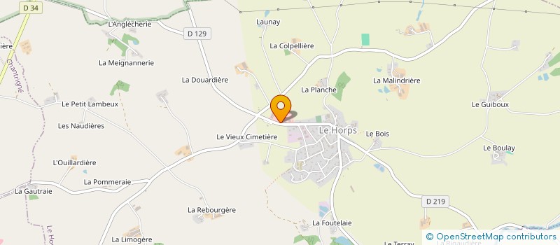 localisation de l'entreprise ETABLISSEMENTS DOUILLET à LE HORPS