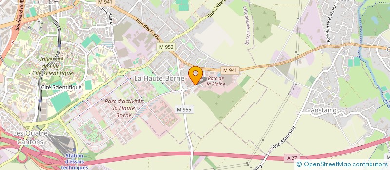 localisation de l'entreprise ETABLISSEMENTS DOURDIN à VILLENEUVE-D'ASCQ
