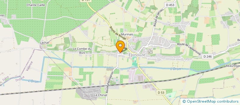 localisation de l'entreprise ETABLISSEMENTS DOYAT FRERES à EPINOUZE