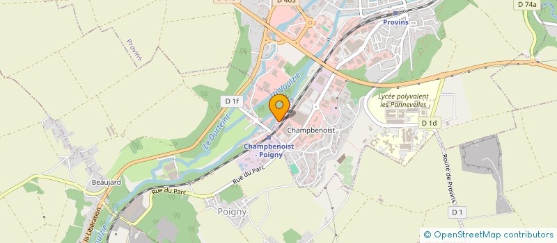 localisation de l'entreprise ETABLISSEMENTS DROMENEL à PROVINS