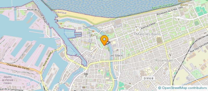 localisation de l'entreprise ETABLISSEMENTS DRUART à DUNKERQUE