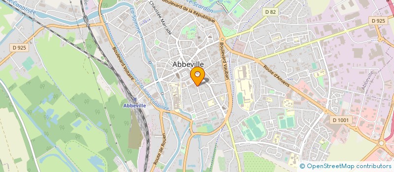 localisation de l'entreprise ETABLISSEMENTS DUBOIS à ABBEVILLE