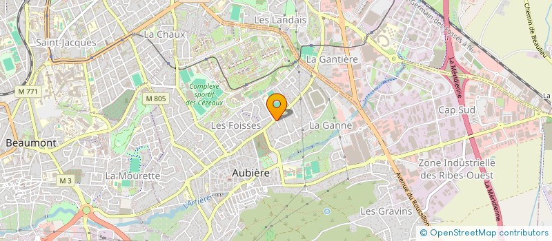 localisation de l'entreprise ETABLISSEMENTS DUBON ET FILS  AUBIERE