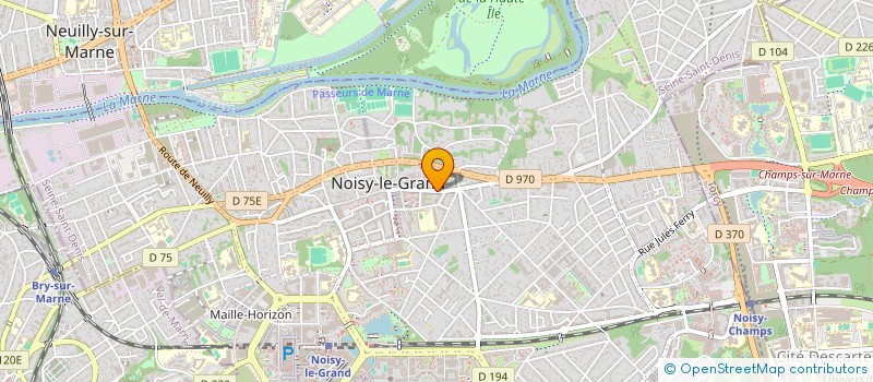 localisation de l'entreprise ETABLISSEMENTS DUBOS à NOISY-LE-GRAND